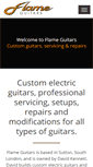 Mobile Screenshot of flameguitars.co.uk